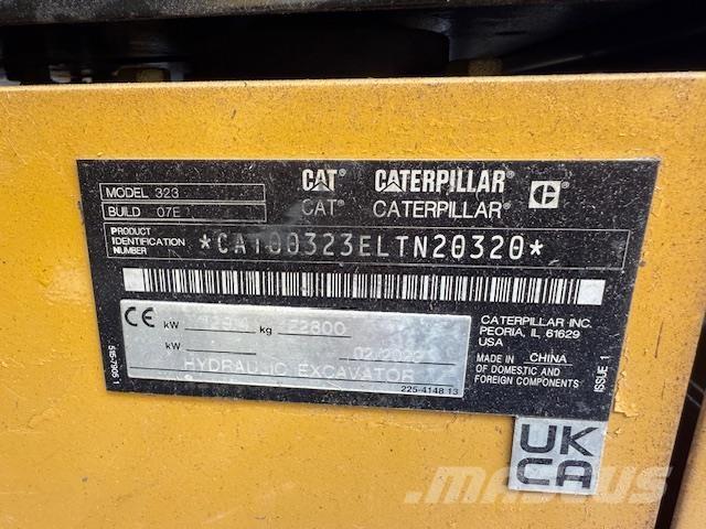 CAT 323-07 Excavadoras sobre orugas