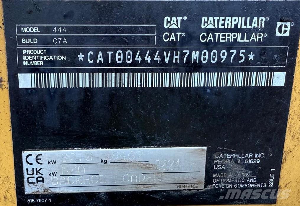 CAT 444 Retrocargadoras