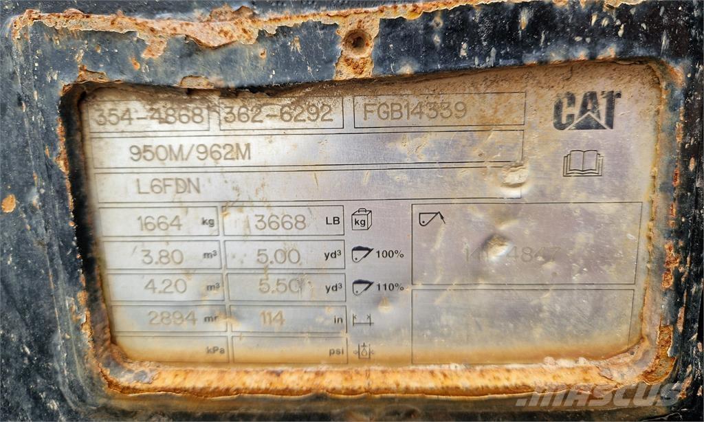 CAT 962M Cargadoras sobre ruedas