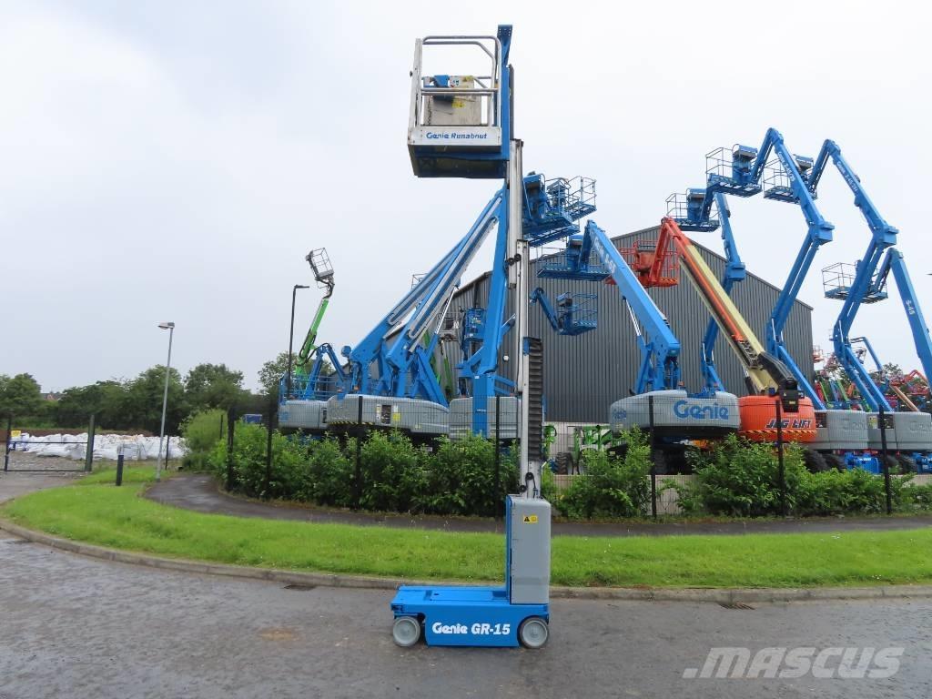 Genie GR 15 Plataformas con jaula de elevación