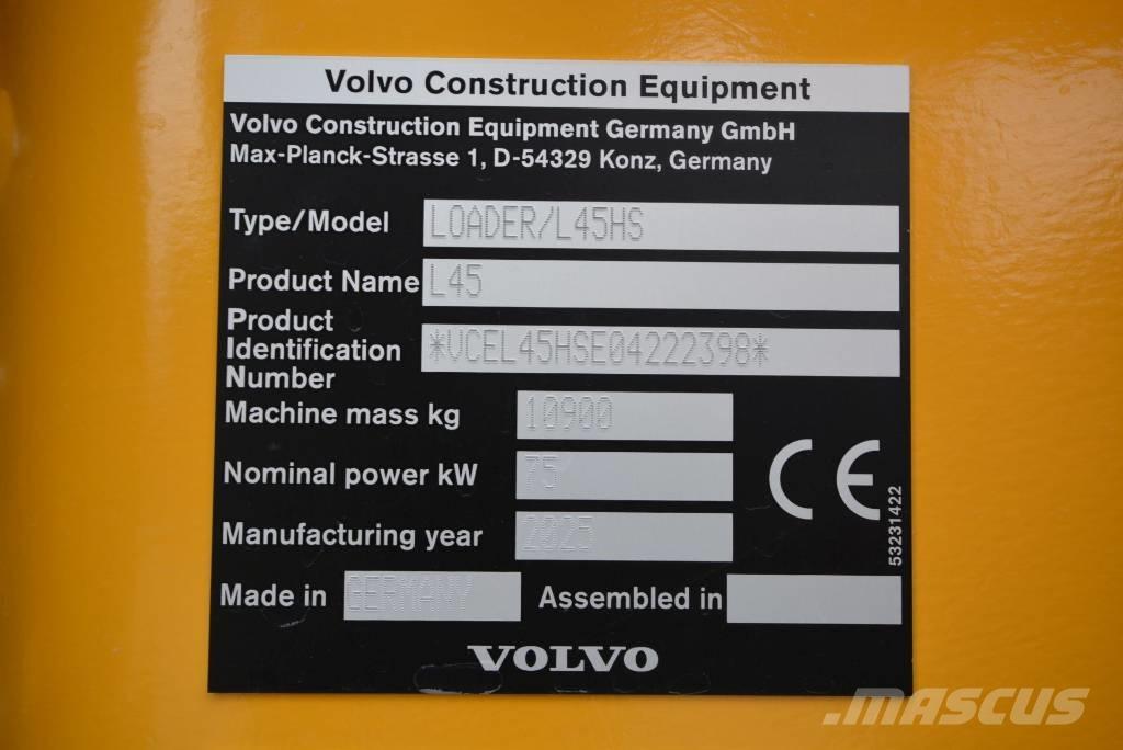 Volvo L 45 HS Cargadoras sobre ruedas