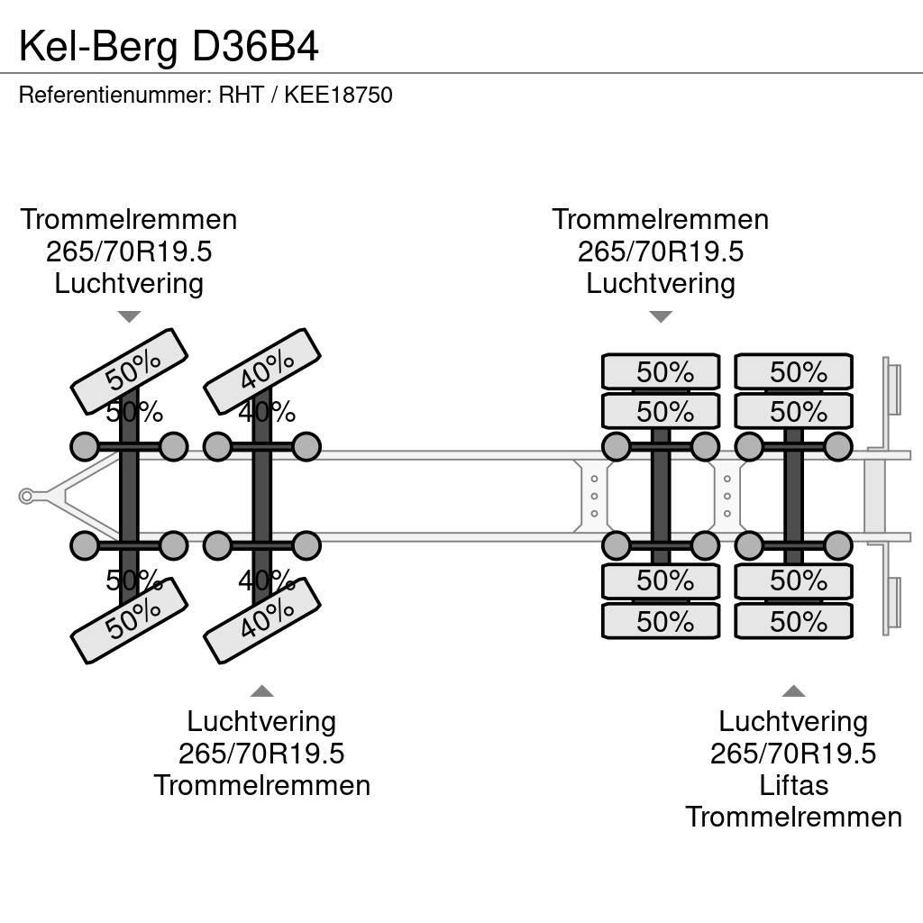 Kel-Berg D36B4 Remolques de cama baja