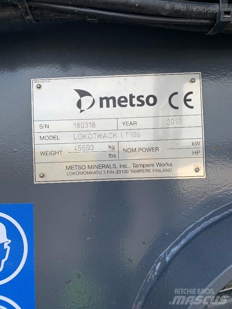 Metso LT 106 Trituradoras móviles