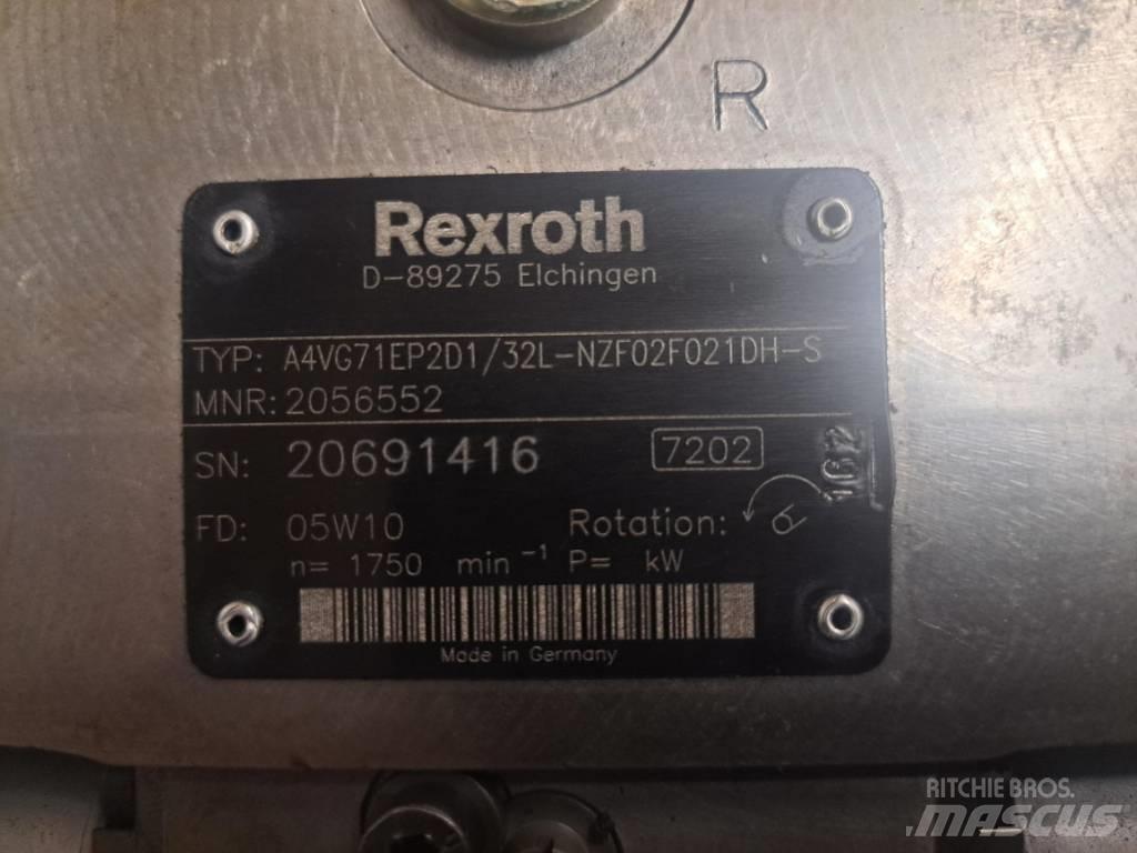 Rexroth A4VG70 EP2D1 Hidráulicos