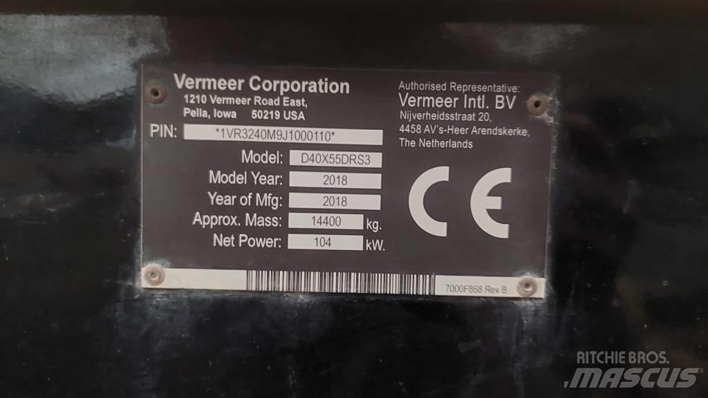 Vermeer D40x55DR S3 Plataformas horizontales de perforación