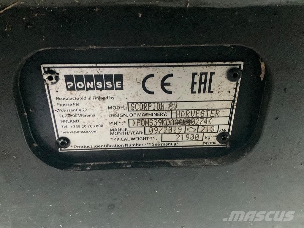 Ponsse Scorpion Cosechadoras