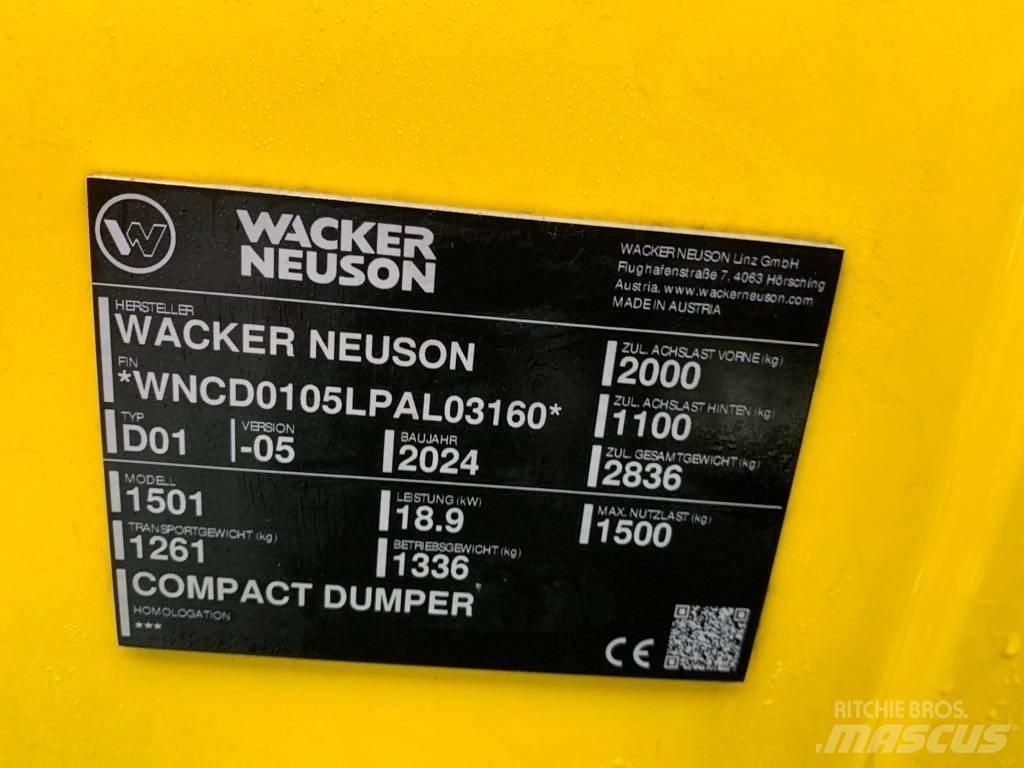 Wacker Neuson 1501s Vehículos compactos de volteo