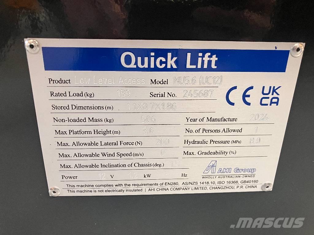 HAULOTTE MOVE UP 5.6 Plataformas con jaula de elevación