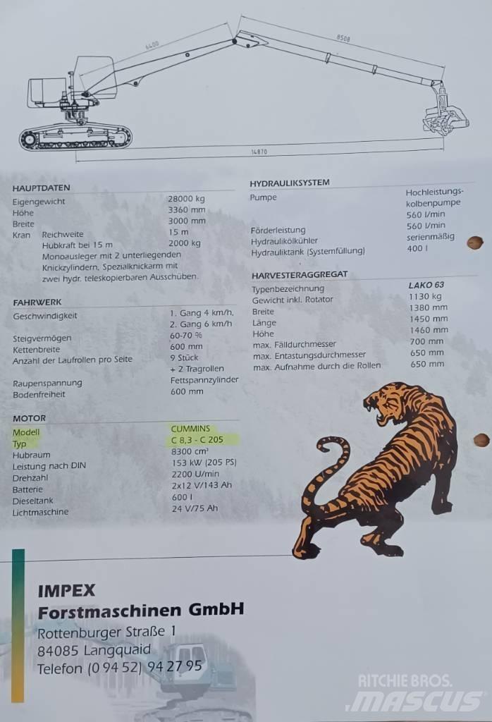 Impex Königstiger Cosechadoras