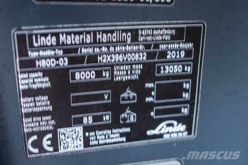 Linde H 80 D-03 Camiones diesel