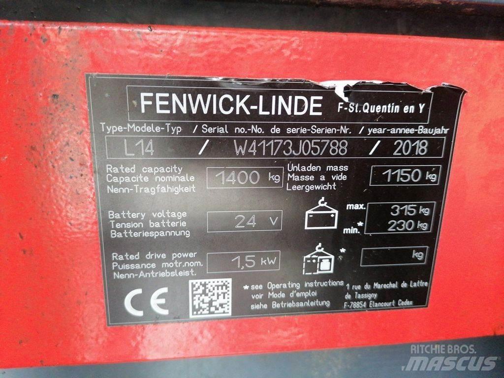 Linde L14 Montacargas manual