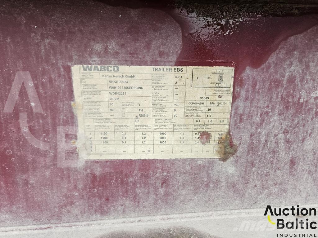 Reisch RHKS-35 Semirremolques de caja de lona