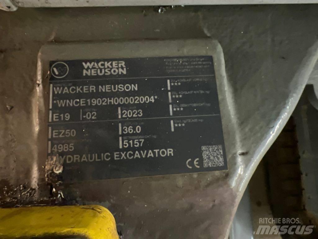 Wacker Neuson EZ50 Excavadoras sobre orugas