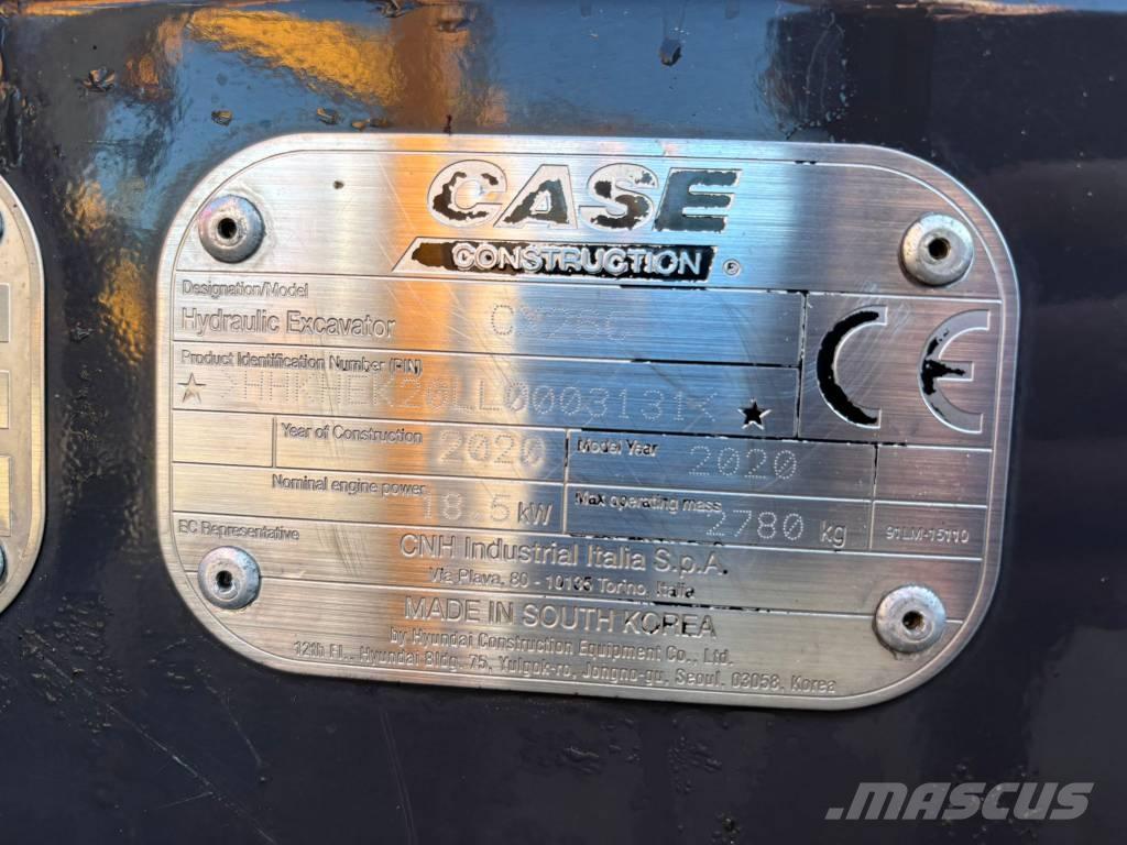 CASE CX 26 C Miniexcavadoras