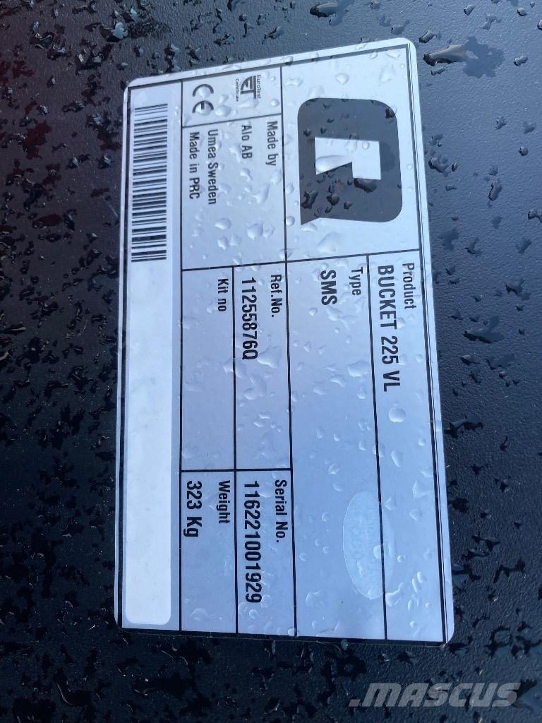 Ålö GM 245 Snöskopa Accesorios para cargador frontal