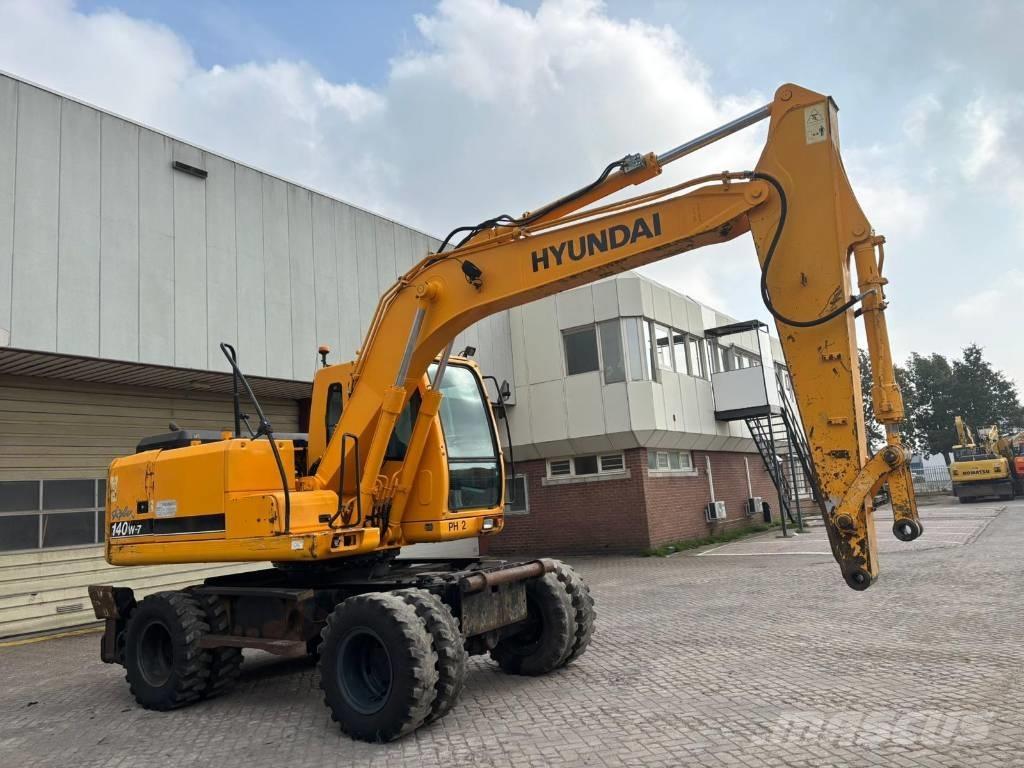 Hyundai 140W-7 Excavadoras de ruedas
