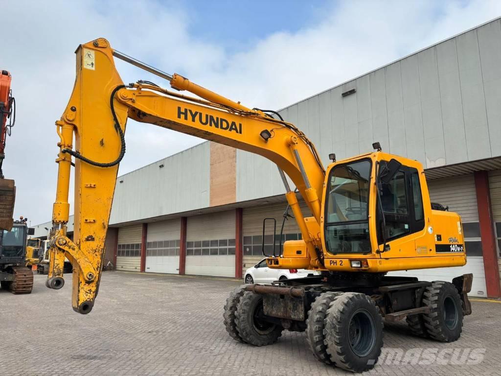 Hyundai 140W-7 Excavadoras de ruedas