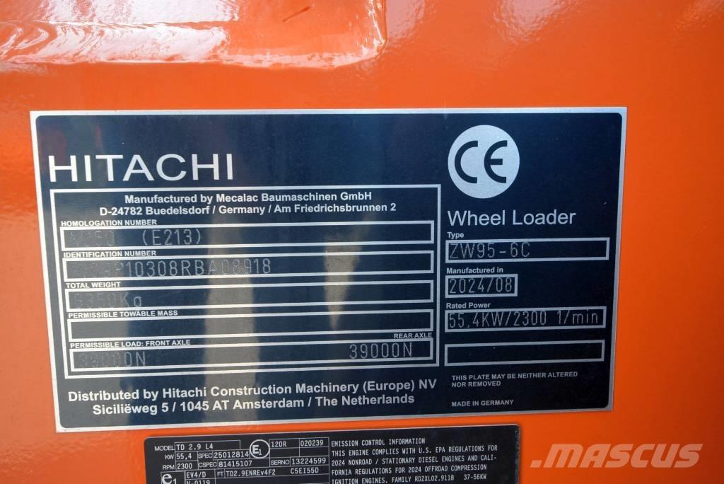 Hitachi ZW 95-6 C Cargadoras sobre ruedas