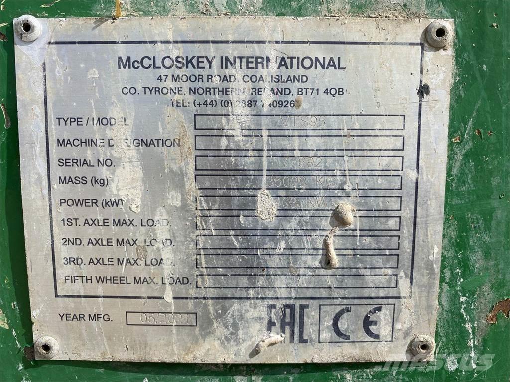 McCloskey VTS95 Trituradoras móviles