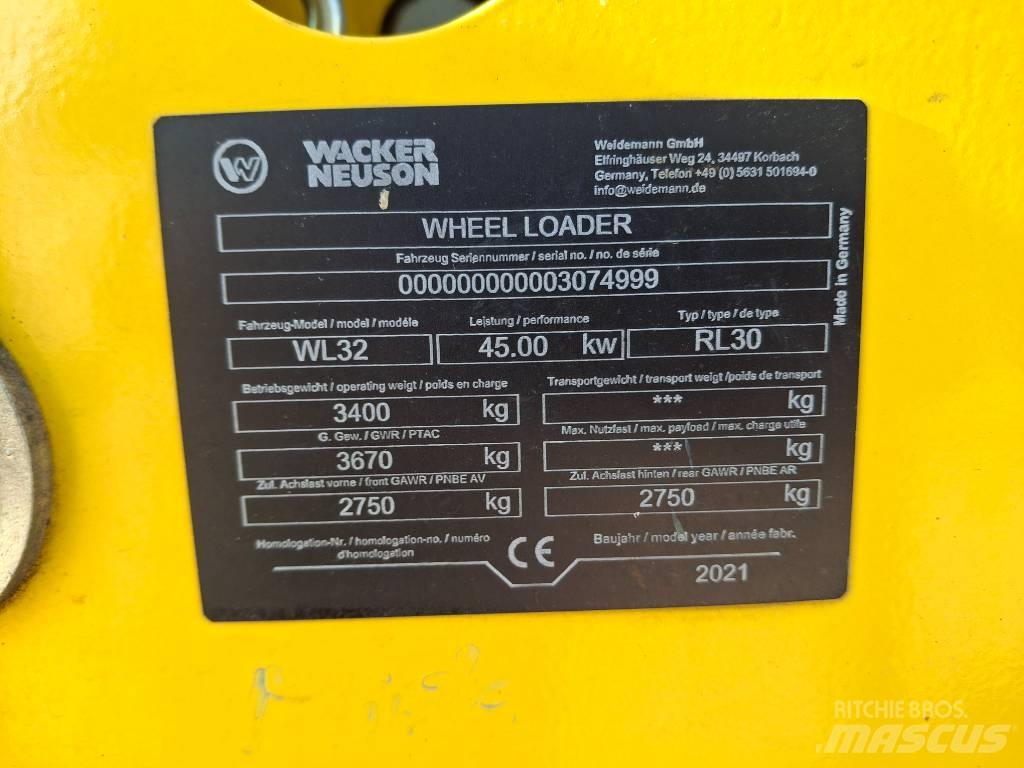 Wacker Neuson WL32 Cargadoras sobre ruedas