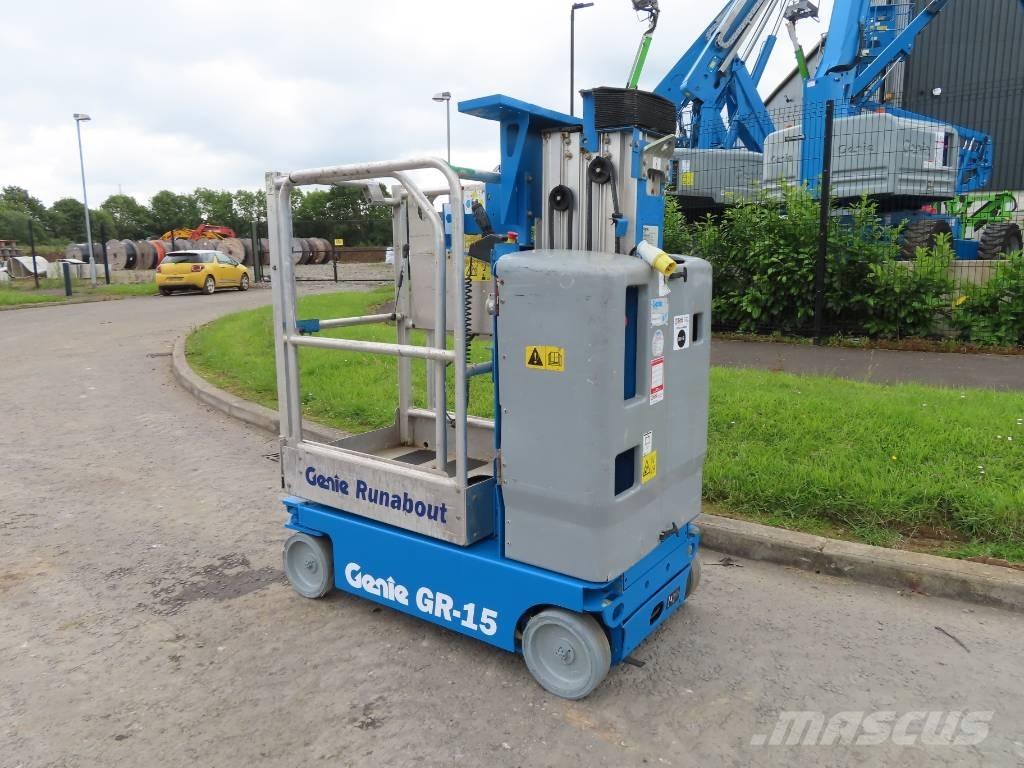 Genie GR 15 Plataformas con jaula de elevación