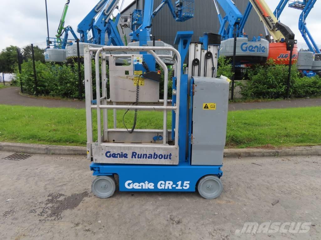 Genie GR 15 Plataformas con jaula de elevación