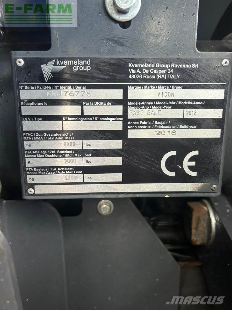 Vicon Fastbale Empacadoras cuadradas