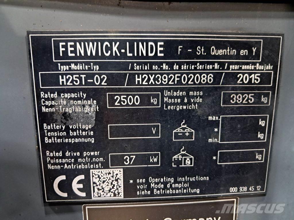 Linde H25T-02 Camiones LPG