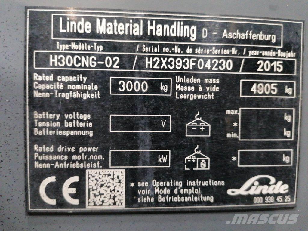 Linde H30CNG-02 Camiones LPG