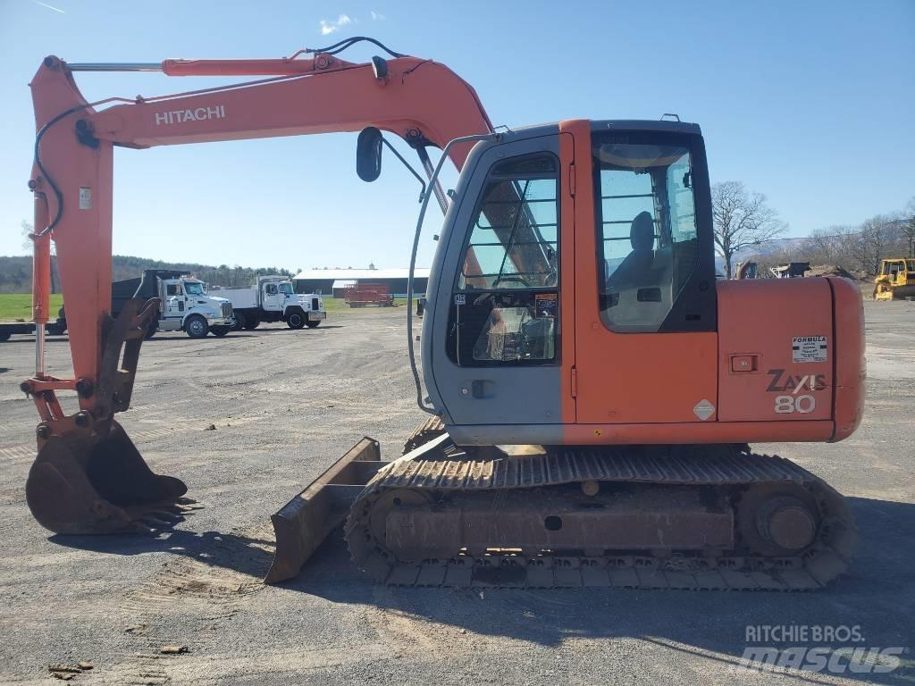 Hitachi ZX80 Excavadoras sobre orugas