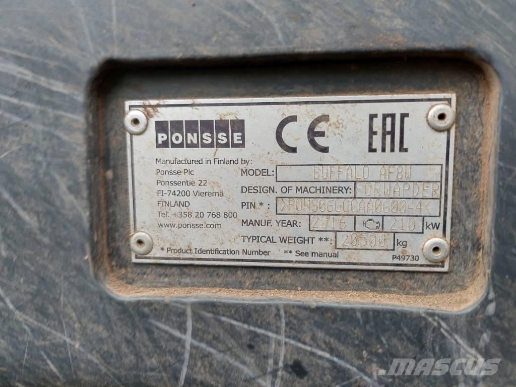 Ponsse BUFFALO AF 8W Transportadoras