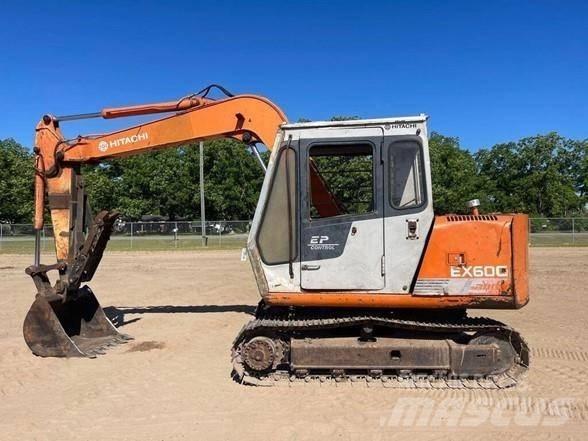 Hitachi EX 60 Excavadoras sobre orugas