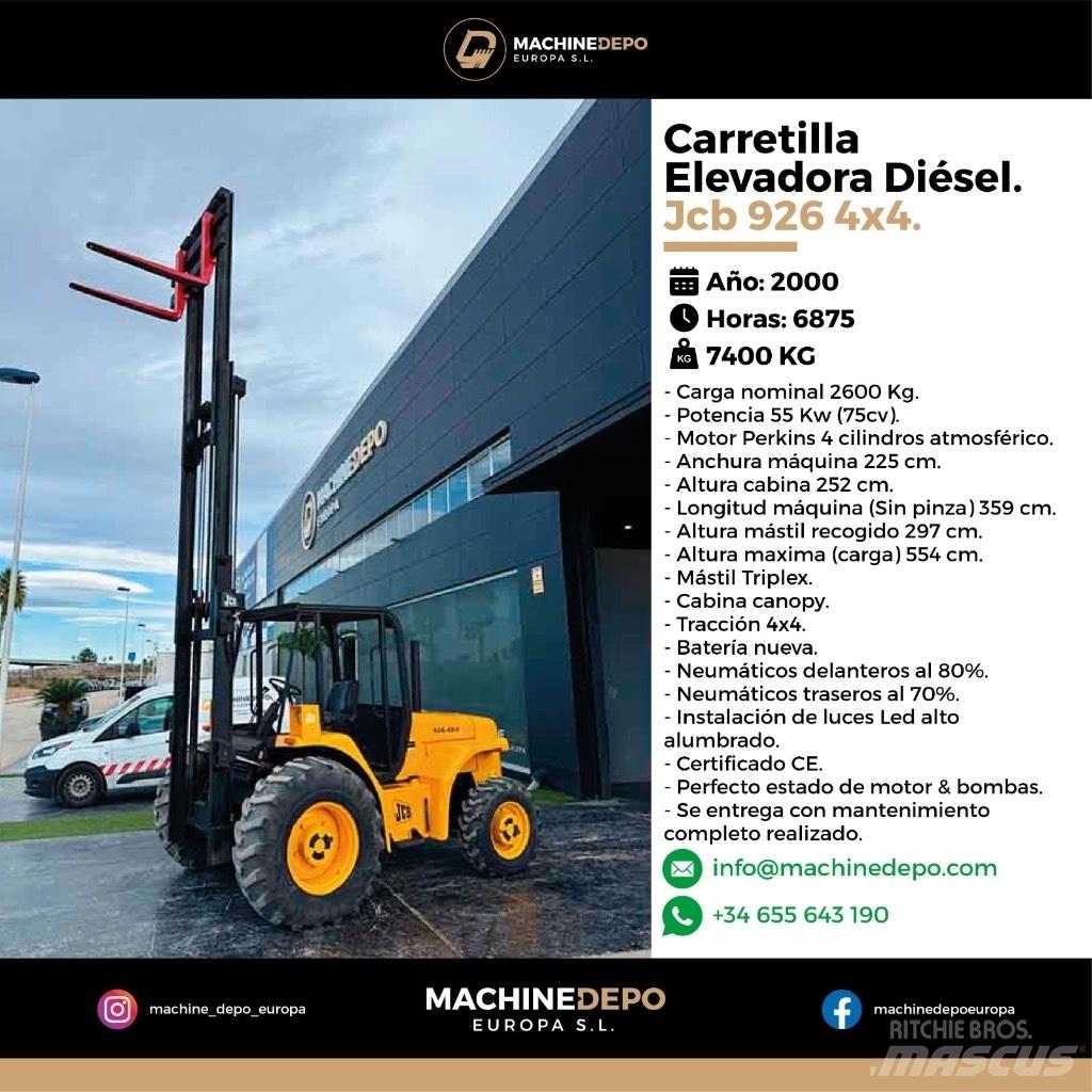 JCB 926-4 Montacargas todo terreno