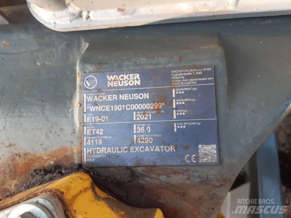 Wacker Neuson ET42 Excavadoras sobre orugas