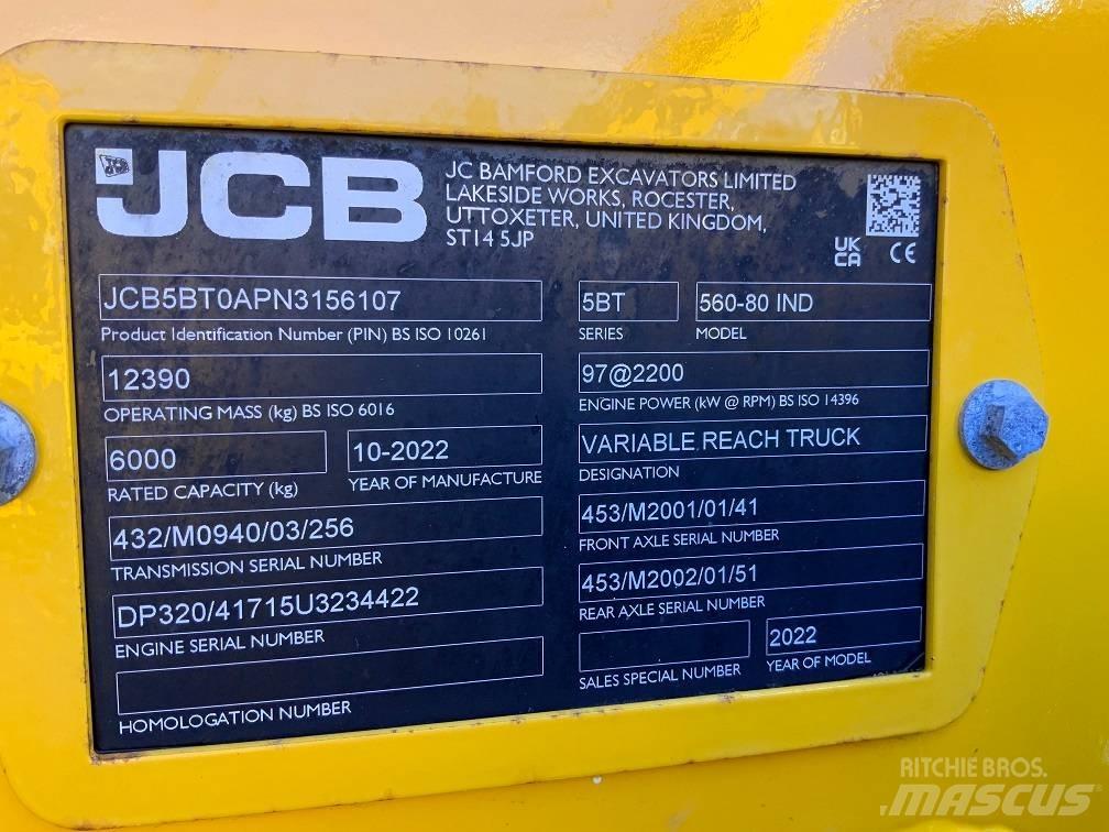 JCB 560-80 Carretillas telescópicas