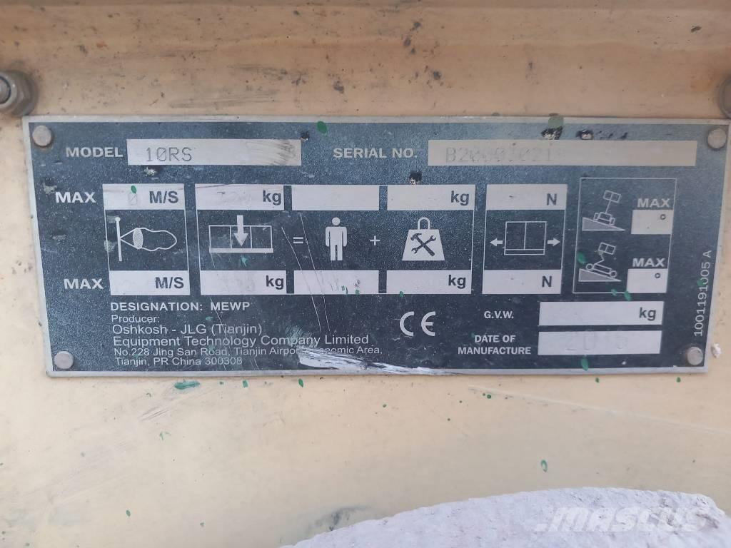 JLG 10 RS Plataformas tijera