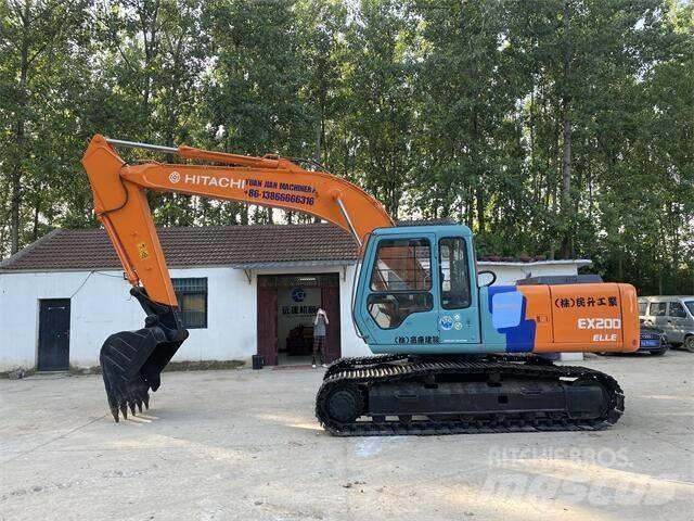 Hitachi EX200 Excavadoras sobre orugas