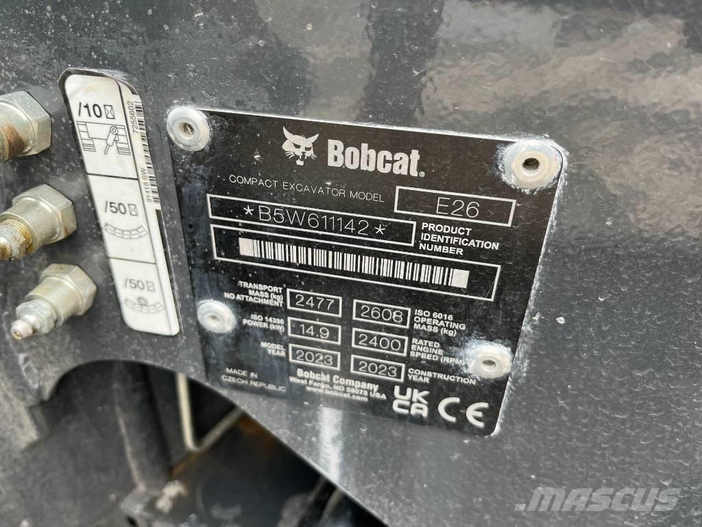 Bobcat E 26 Miniexcavadoras