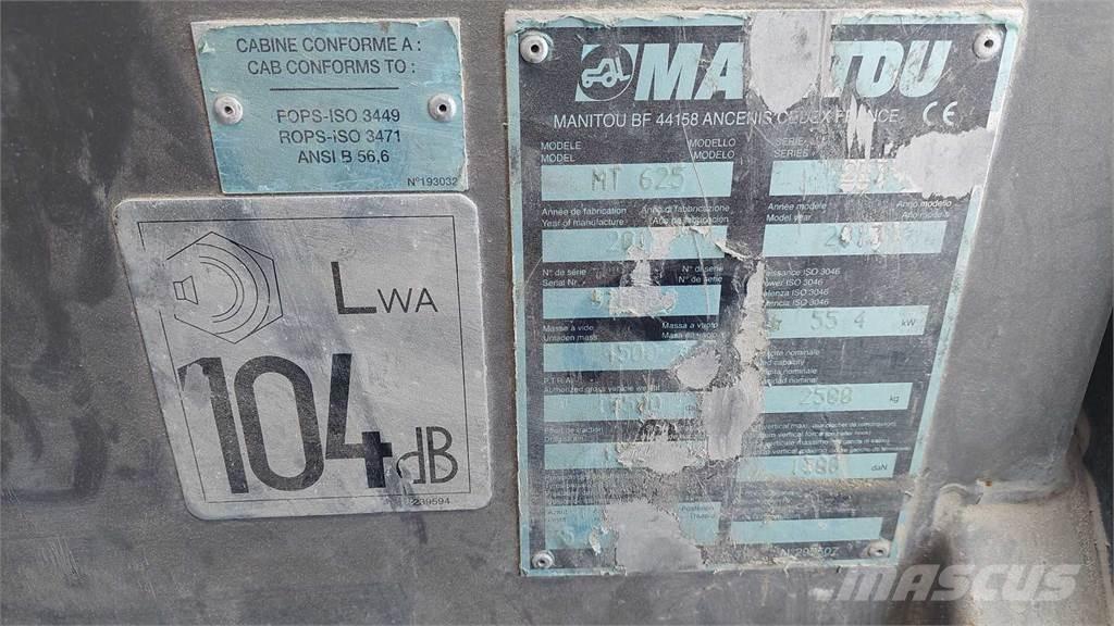 Manitou MT625T Carretillas telescópicas