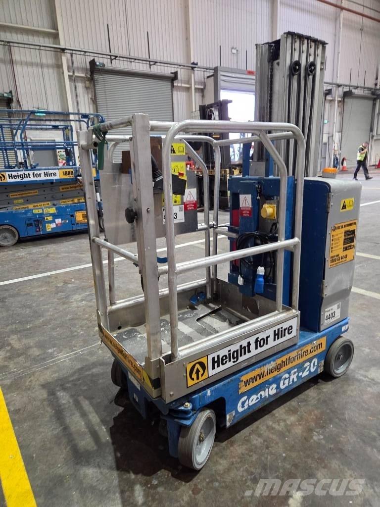 Genie GR 20 Plataformas con jaula de elevación
