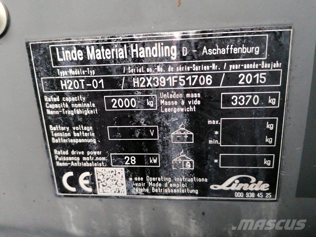 Linde H20T-01 Camiones LPG