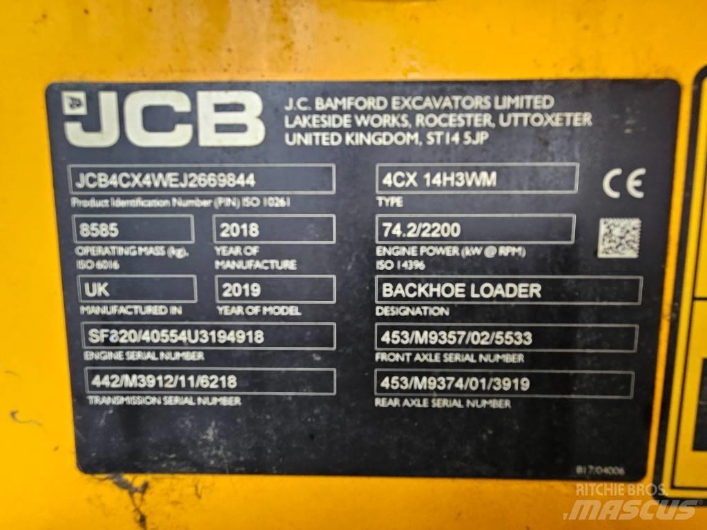 JCB 4 CX Retrocargadoras