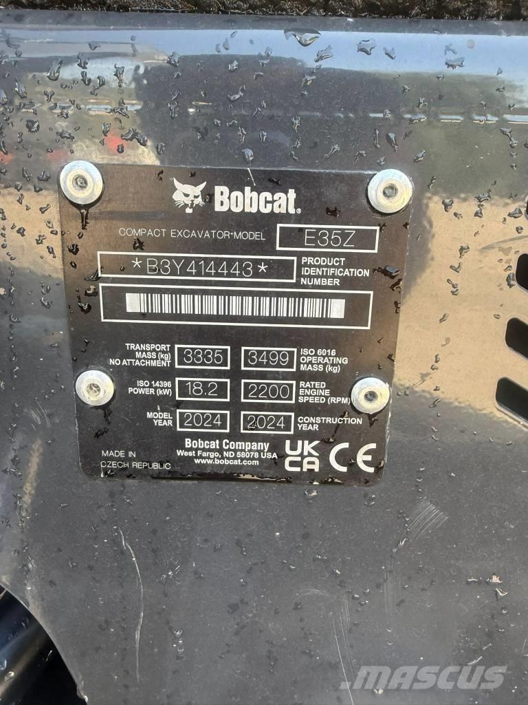 Bobcat E 35, 549h Miniexcavadoras