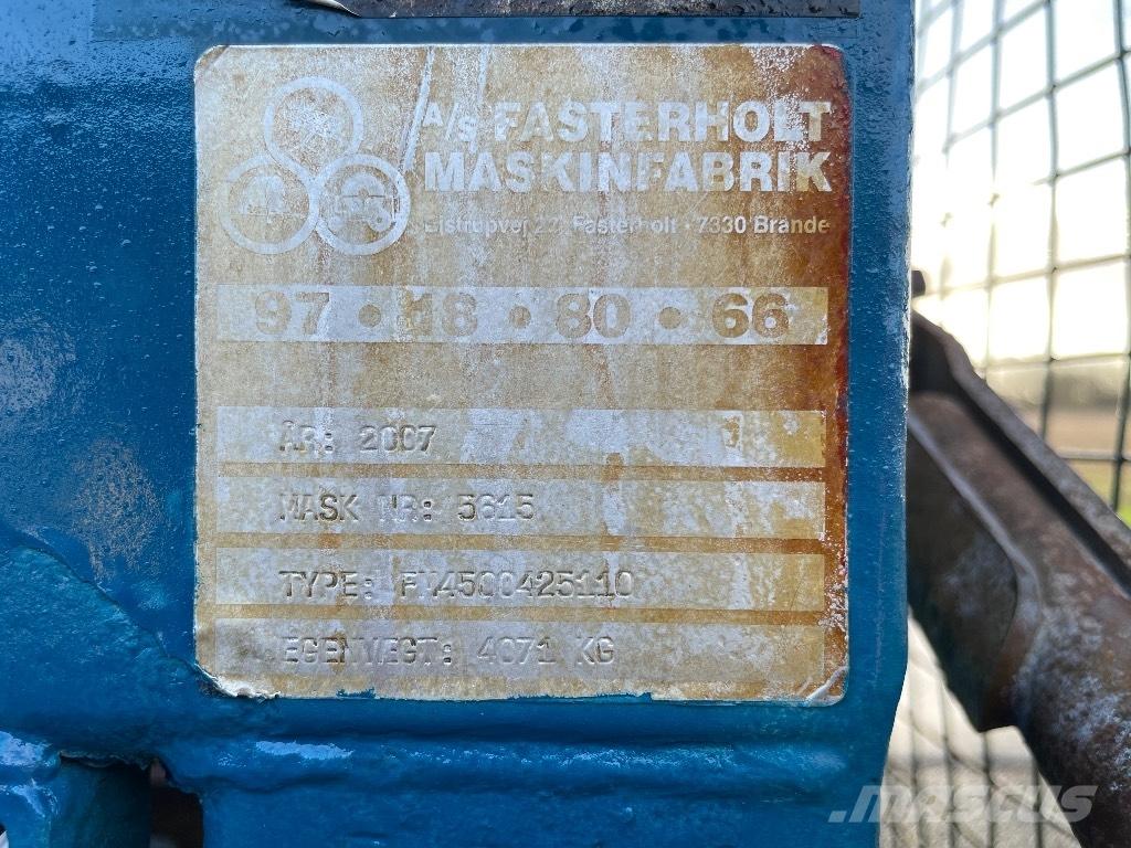 Fasterholt FM 4500 Sistemas de riego