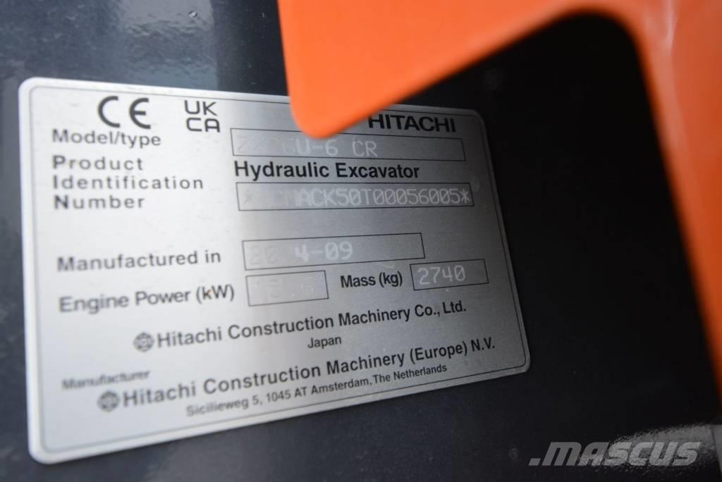 Hitachi ZX 26 U-6 Miniexcavadoras