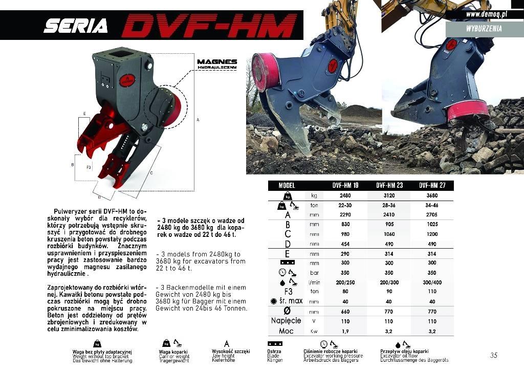  DEMOQ DVF23-HM Trituradoras