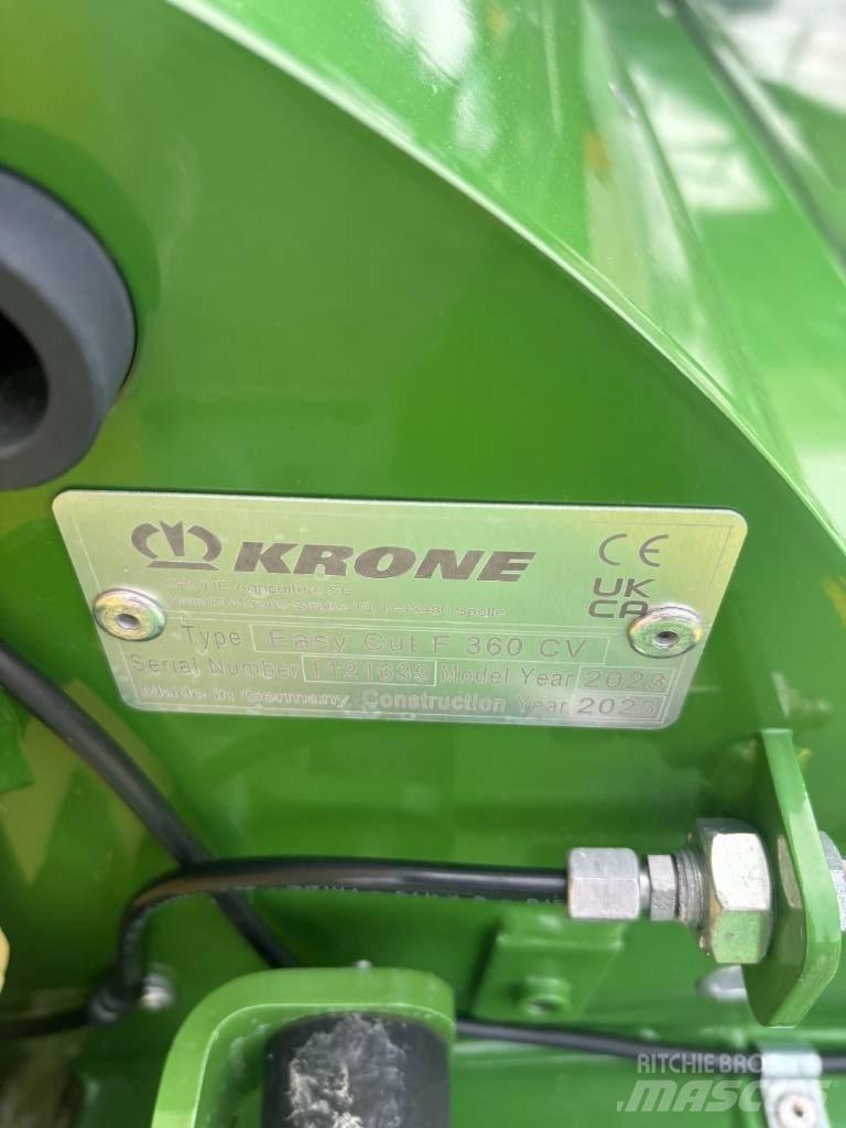 Krone F 360CV Segadoras acondicionadoras