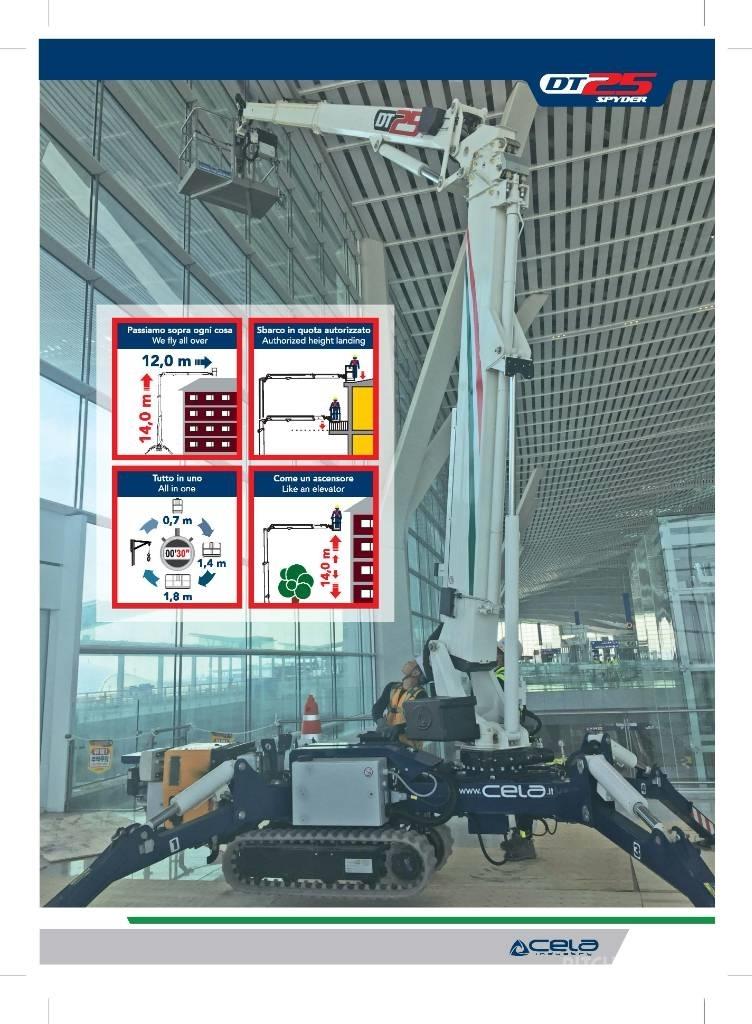 Cela Crawler DT25 Plataformas con brazo de elevación telescópico