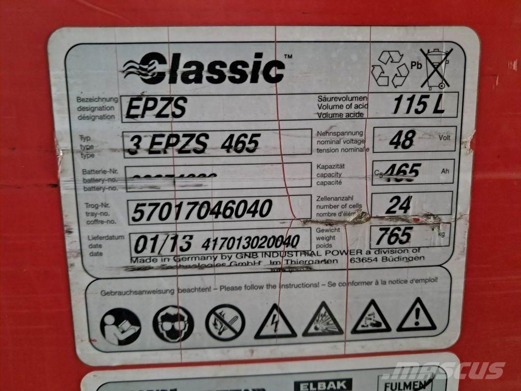 Linde R16S-12 Montacargas de alcance de gran altura