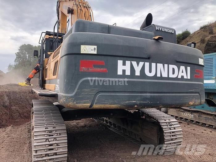 Hyundai HX520L Excavadoras sobre orugas